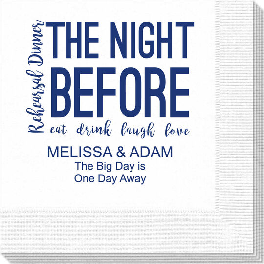 The Night Before Napkin